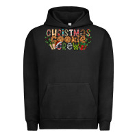 Pigment Black christmas cookie crew Urban Hoodie - CowhideDigitalArt