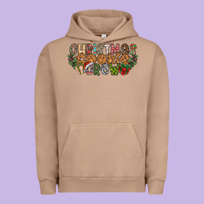 Christmas Cookie Crew Urban Hoodie Designed By Cowhidedigitalart