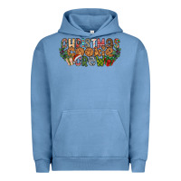 Pigment Pebble Blue christmas cookie crew Urban Hoodie - CowhideDigitalArt