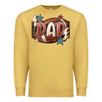 Antique Gold football dad Premium Sweatshirt - FaDigitalArtStudio