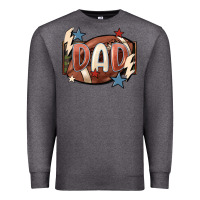 Charcoal Heather football dad Premium Sweatshirt - FaDigitalArtStudio