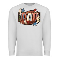 Dove Grey football dad Premium Sweatshirt - FaDigitalArtStudio
