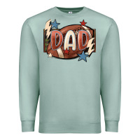 Seafoam football dad Premium Sweatshirt - FaDigitalArtStudio