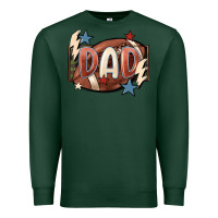 Sports Green football dad Premium Sweatshirt - FaDigitalArtStudio