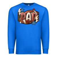 True Royal football dad Premium Sweatshirt - FaDigitalArtStudio