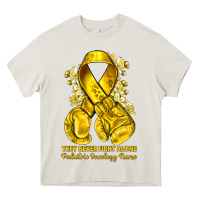 Cream they never fight alone yellow ribbon with boxing g Heavy Core Tee - NancyCooperArtShop