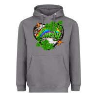 Storm lucky heart St. Patricks Day Heavyweight Hoodie - FaDigitalArtStudio