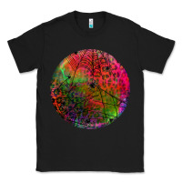 Black halloween round Classic Tee - BundleAndBundleShop