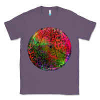Lavender halloween round Classic Tee - BundleAndBundleShop