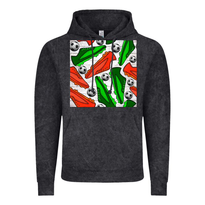 Soccer Shoes Seamless Pattern Vintage Hoodie by BundleAndBundleShop | Teevron