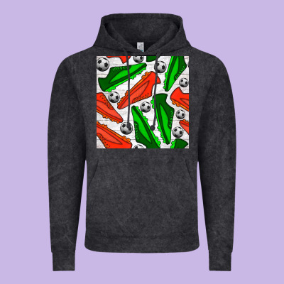 Soccer Shoes Seamless Pattern Vintage Hoodie Designed By Bundleandbundleshop