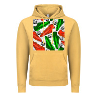 Vintage Mustard soccer shoes seamless pattern Vintage Hoodie - BundleAndBundleShop