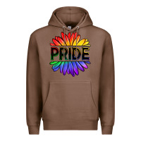 Chestnut hippie pride sunflowers Premium Hoodie - OliviaCreatesArt