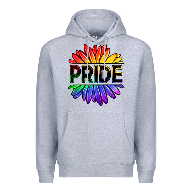 Hippie Pride Sunflowers Premium Hoodie by OliviaCreatesArt | Teevron