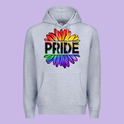 Hippie Pride Sunflowers Premium Hoodie Designed By Oliviacreatesart