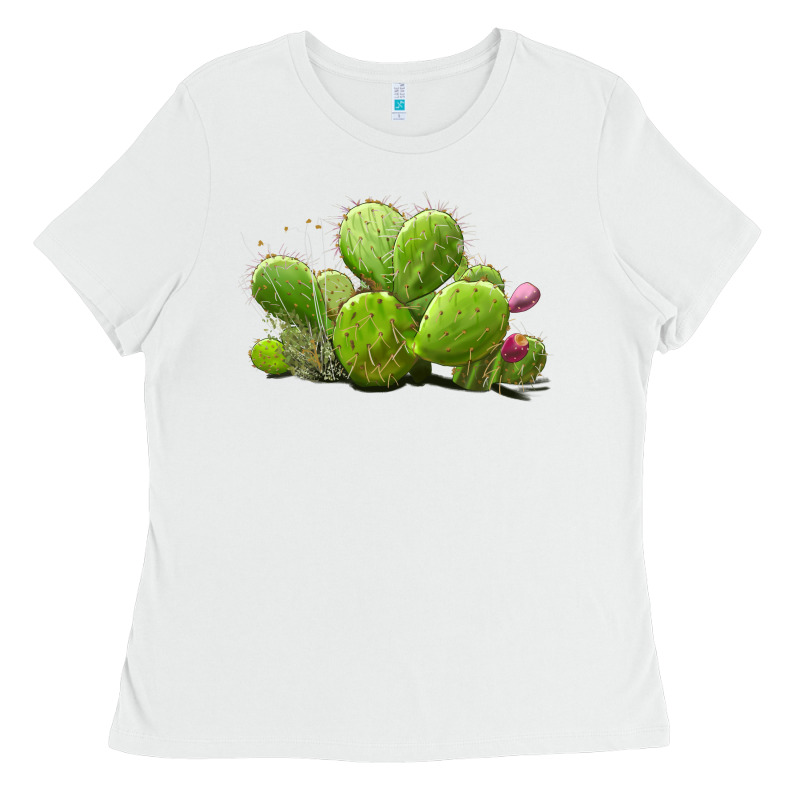 Desert Prickly Pear Cactus Ladies Tee by LillyAllenDesigns | Teevron