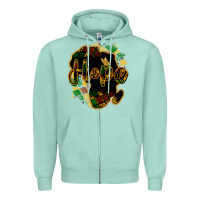 Seafoam Hope black history Zipper Hoodie - HowdyJamesFarm