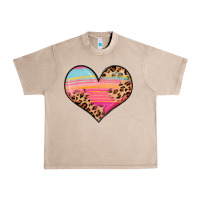 French Oak valentine s day colorful heart Urban Heavy Tee - LillyAllenDesigns