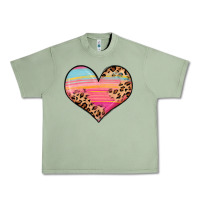 Oil Green valentine s day colorful heart Urban Heavy Tee - LillyAllenDesigns