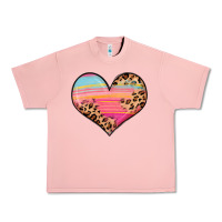 Salmon valentine s day colorful heart Urban Heavy Tee - LillyAllenDesigns