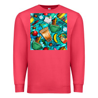 Cardinal school boy coffe cup with camouflage seamless pattern bbs Premium Sweatshirt - BundleAndBundleShop