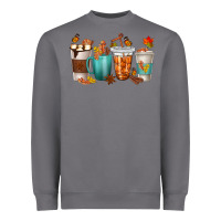 Storm Thankful Coffee Cups Heavyweight Sweatshirt - texasbilliewilder