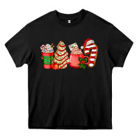 Black christmas tree cake and coffee cups ado Heavy Core Tee - AdoDesignShop
