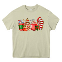 Mossy christmas tree cake and coffee cups ado Heavy Core Tee - AdoDesignShop
