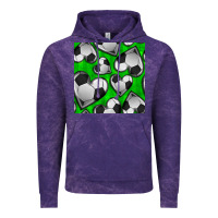 Cloud Purple soccer hearts seamless pattern Vintage Hoodie - BundleAndBundleShop