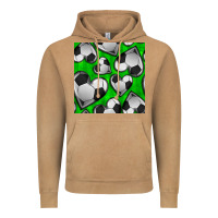 Vintage Camel soccer hearts seamless pattern Vintage Hoodie - BundleAndBundleShop
