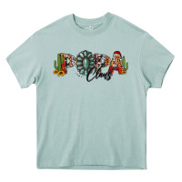 Arona western christmas papa claus sunflowers and cactus Heavy Core Tee - Jasminsmagicworld