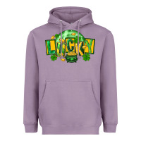 Lavender St. Patrick's Day lucky Heavyweight Hoodie - FaDigitalArtStudio
