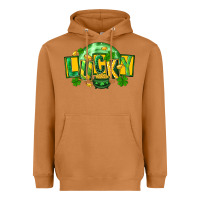 Meerkat St. Patrick's Day lucky Heavyweight Hoodie - FaDigitalArtStudio
