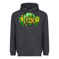 Smoke St. Patrick's Day lucky Heavyweight Hoodie - FaDigitalArtStudio