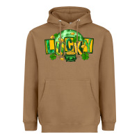 Toasted Coconut St. Patrick's Day lucky Heavyweight Hoodie - FaDigitalArtStudio