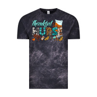 Cloud Black thankful nurse Vintage Tee - BundleAndBundleShop