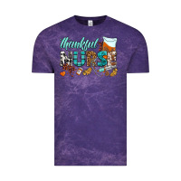 Cloud Purple thankful nurse Vintage Tee - BundleAndBundleShop