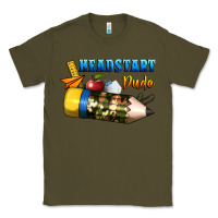 Army Green headstart dude Classic Tee - BundleAndBundleShop