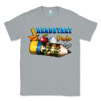 Heather Grey headstart dude Classic Tee - BundleAndBundleShop