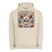 Pigment French Oak dia de los muertos Urban Hoodie - CowhideDigitalArt