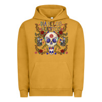 Pigment Peanut Butter dia de los muertos Urban Hoodie - CowhideDigitalArt
