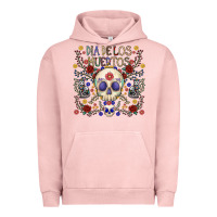 Pigment Salmon dia de los muertos Urban Hoodie - CowhideDigitalArt