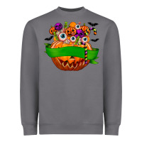 Storm Personalized Boy Halloween Candy Heavyweight Sweatshirt - texasbilliewilder