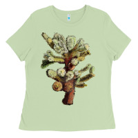 Matcha cholla tree cactus Ladies Tee - LillyAllenDesigns
