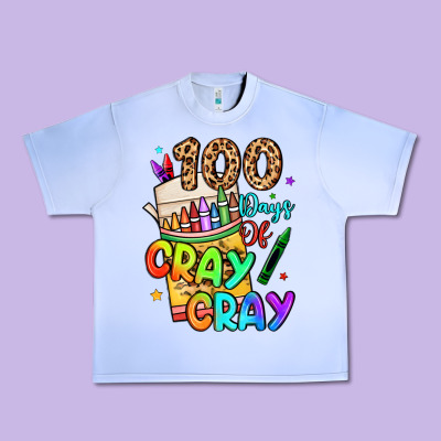 100 Days Of Cray Cray Urban Heavy Tee Designed By Lillyallendesigns