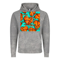 Cloud Rock basketball hearts with leopard seamless pattern Vintage Hoodie - BundleAndBundleShop