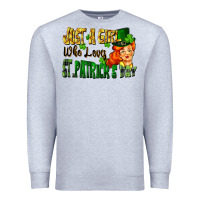 Heather Grey Just a girl who loves St. Patrick's Day Premium Sweatshirt - FaDigitalArtStudio