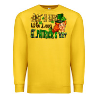 Lemon Just a girl who loves St. Patrick's Day Premium Sweatshirt - FaDigitalArtStudio