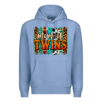 Colony Blue mom of twins western brushstroke Premium Hoodie - OliviaCreatesArt