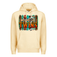 Pina Colada mom of twins western brushstroke Premium Hoodie - OliviaCreatesArt